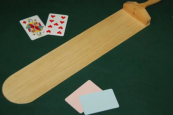 Paleta de crupier de baccarat