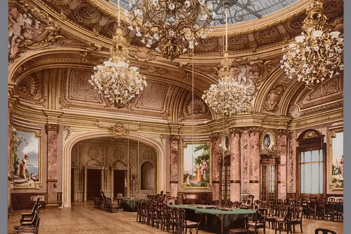 Salón de un casino de lujo